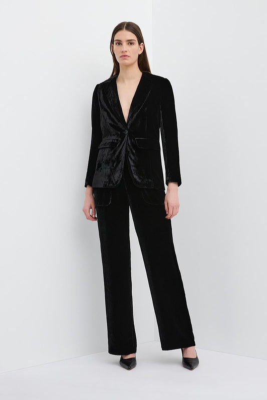 VALENTINE VELVET JACKET BLACK