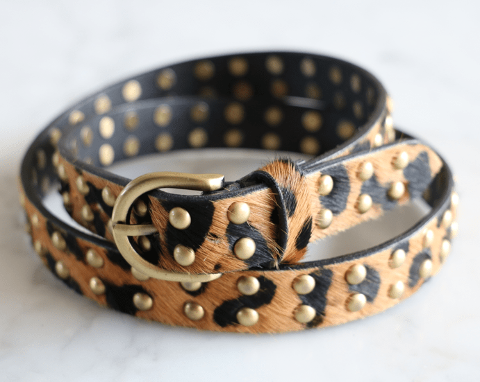 Caravan + Co Accessories LEOPARD PRINT PONY BELT
