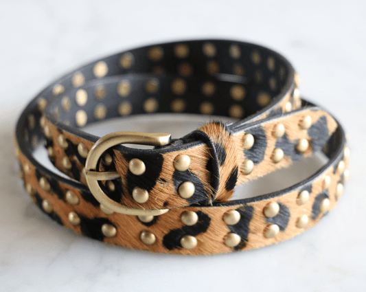 Caravan + Co Accessories LEOPARD PRINT PONY BELT