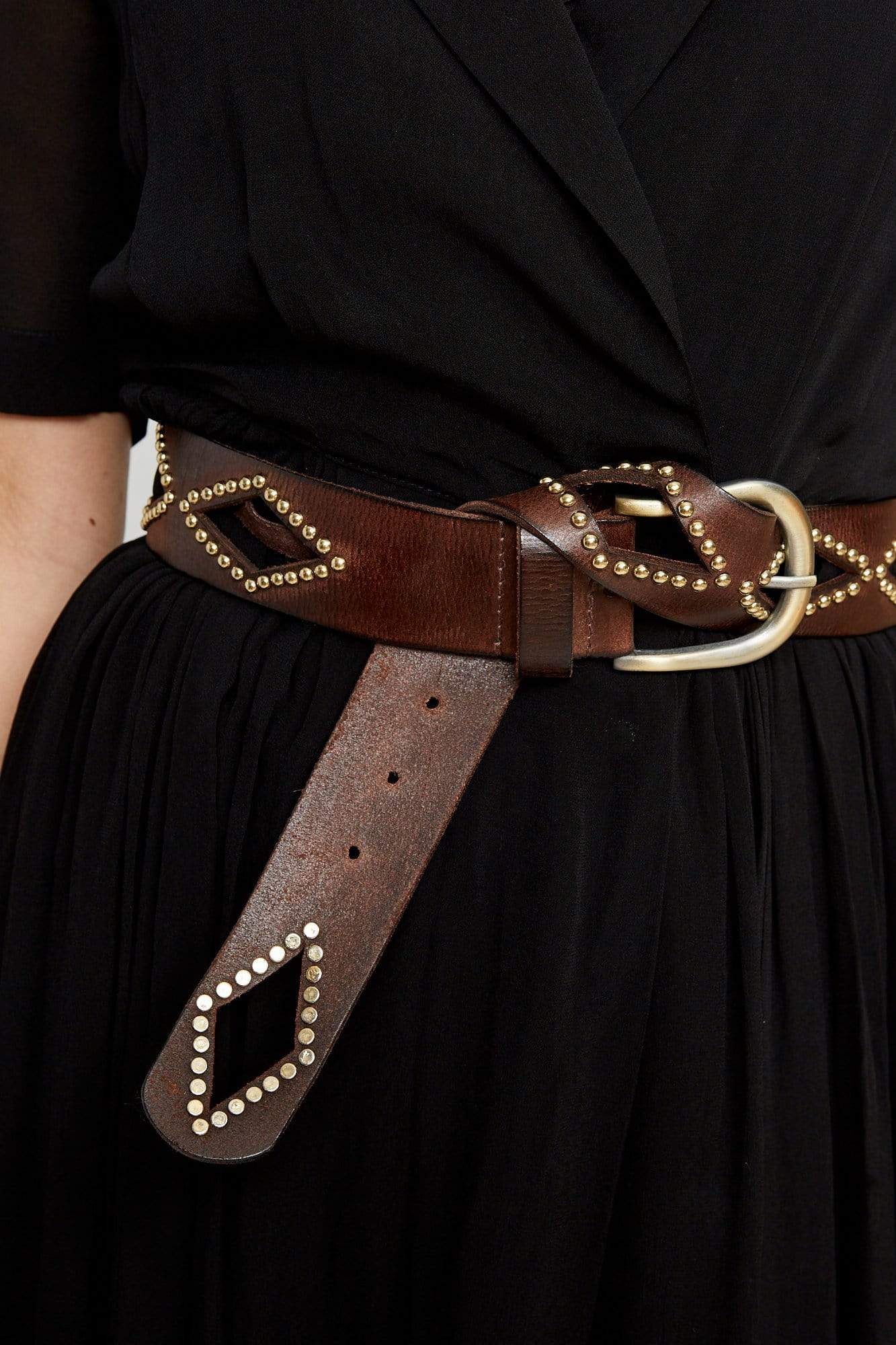 Caravan + Co Belt MIRANDA LEATHER STUD BELT