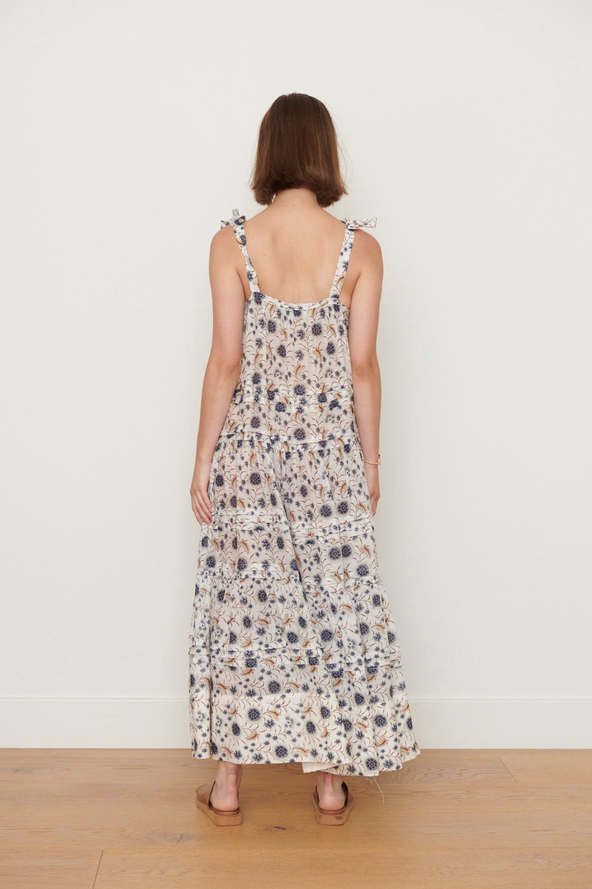 Caravan + Co Dresses BEATRICE PINAFORE DRESS - Nordic Nights white