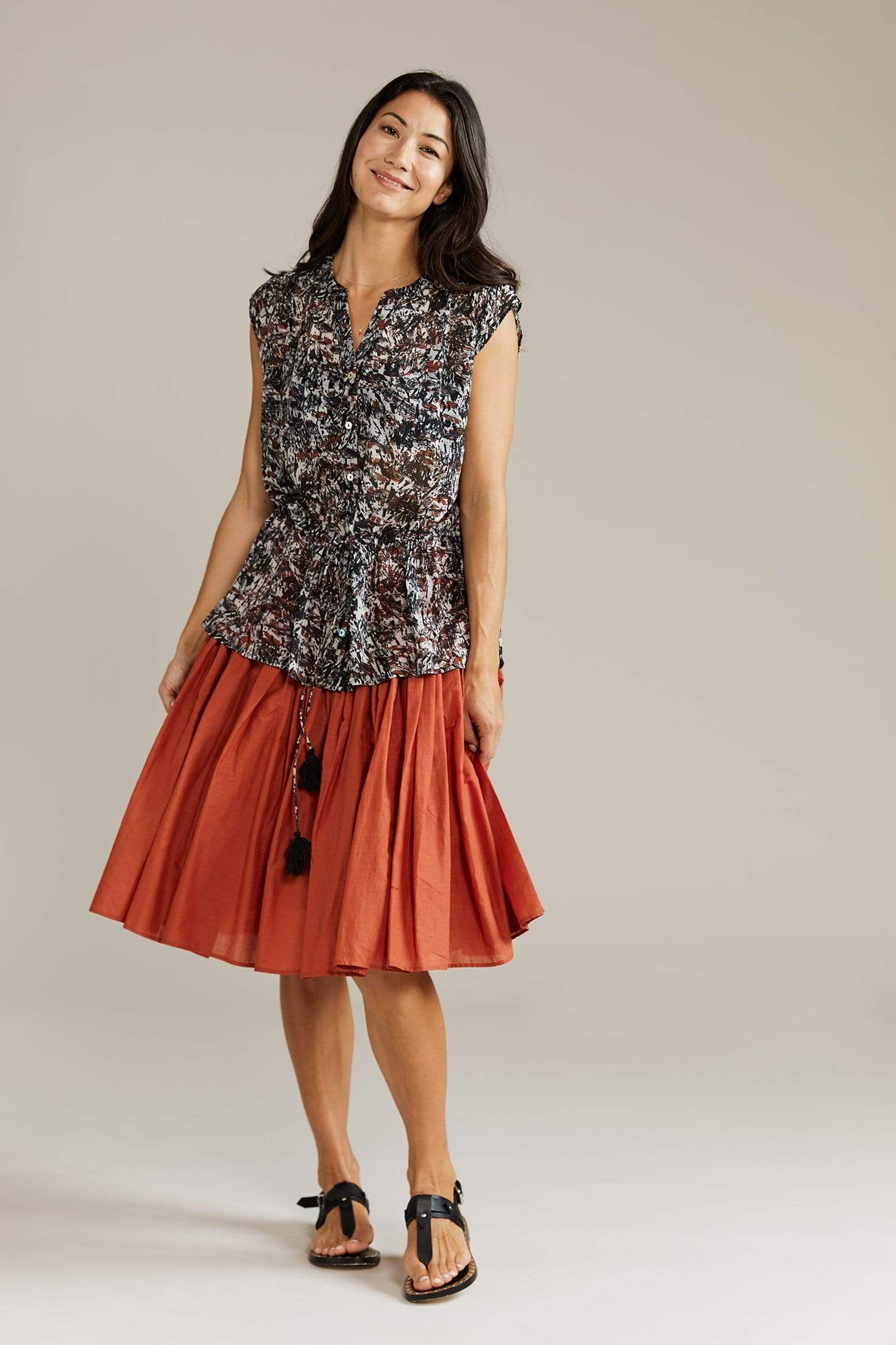 Caravan + Co Pant INTO TO THE FREY GATHERED SKIRT