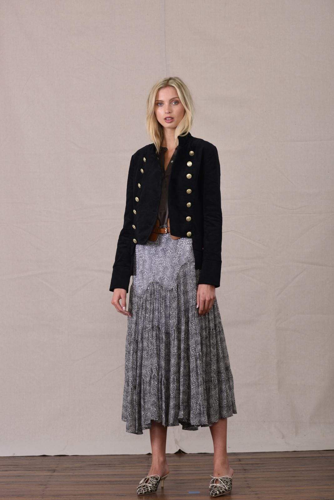 Caravan + Co Skirt CLAUDETTE TIERED SKIRT