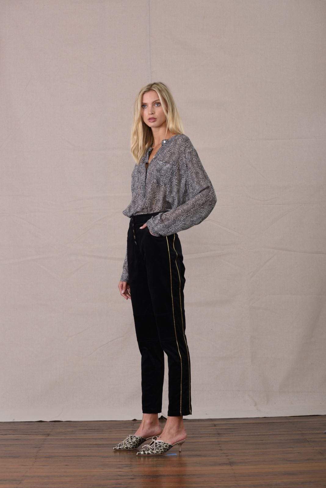 Caravan + Co Tops CLASSIC LEOPARD PRINT SHIRT