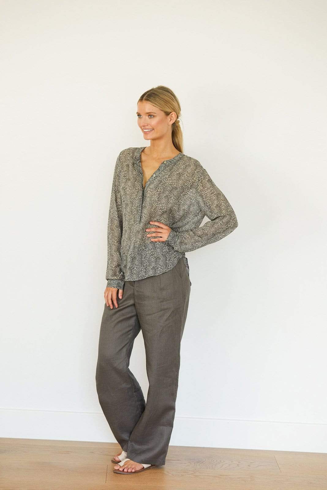 Caravan + Co Tops CLASSIC LEOPARD PRINT SHIRT